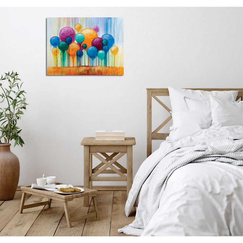Casa si Gradina - Decoratiuni - Tablouri - Tablou decorativ pe panza, Wallxpert, multicolor, 30x40 cm, 60% bumbac, 40% poliester, rama lemn - Infinity.ro