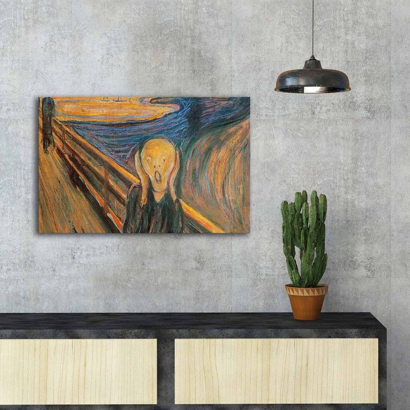Casa si Gradina - Decoratiuni - Tablouri - Tablou canvas decorativ, Wallxpert, multicolor, panza suede, 45x70 cm, rama lemn - Infinity.ro
