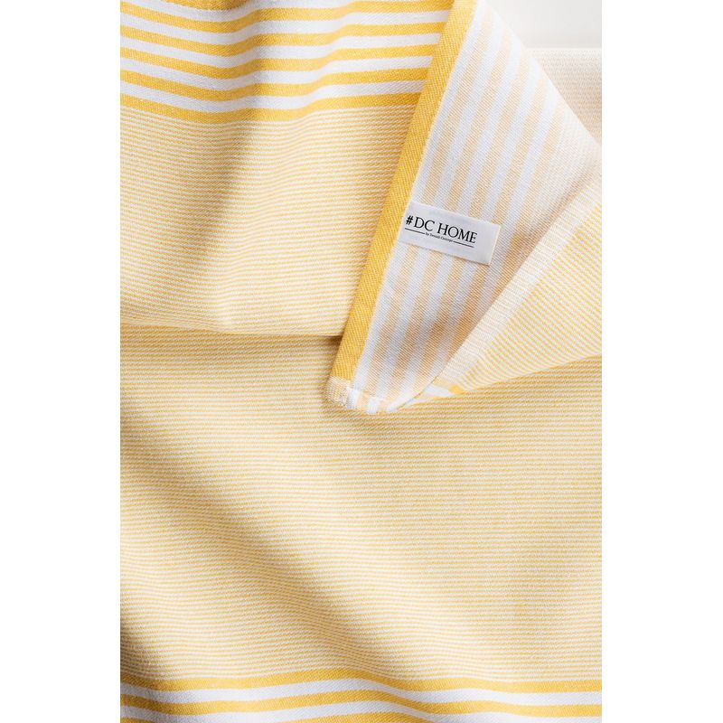 Casa si Gradina - Textile si covoare - Textile baie - Prosoape - Set prosoape de maini, Hermia, galben, 50x70 cm, 100% bumbac, 5 bucati - Infinity.ro
