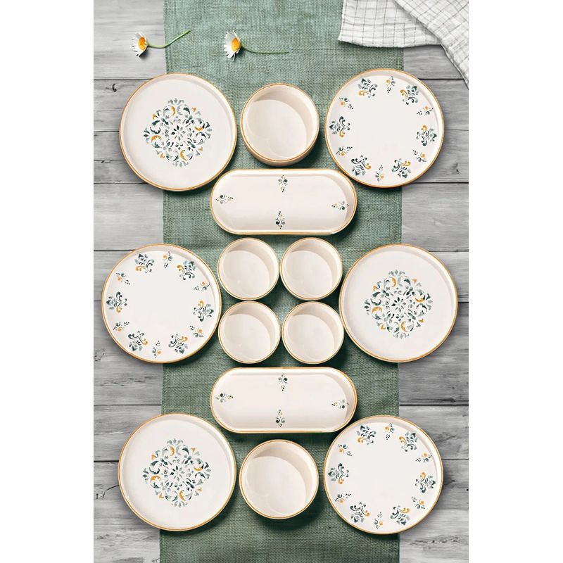 Casa si Gradina - Bucatarie si vesela - Vesela si tacamuri - Servicii de masa - Set mic dejun, Hermia, ceramica, multicolor, 14 piese, 430KSV1365 - Infinity.ro