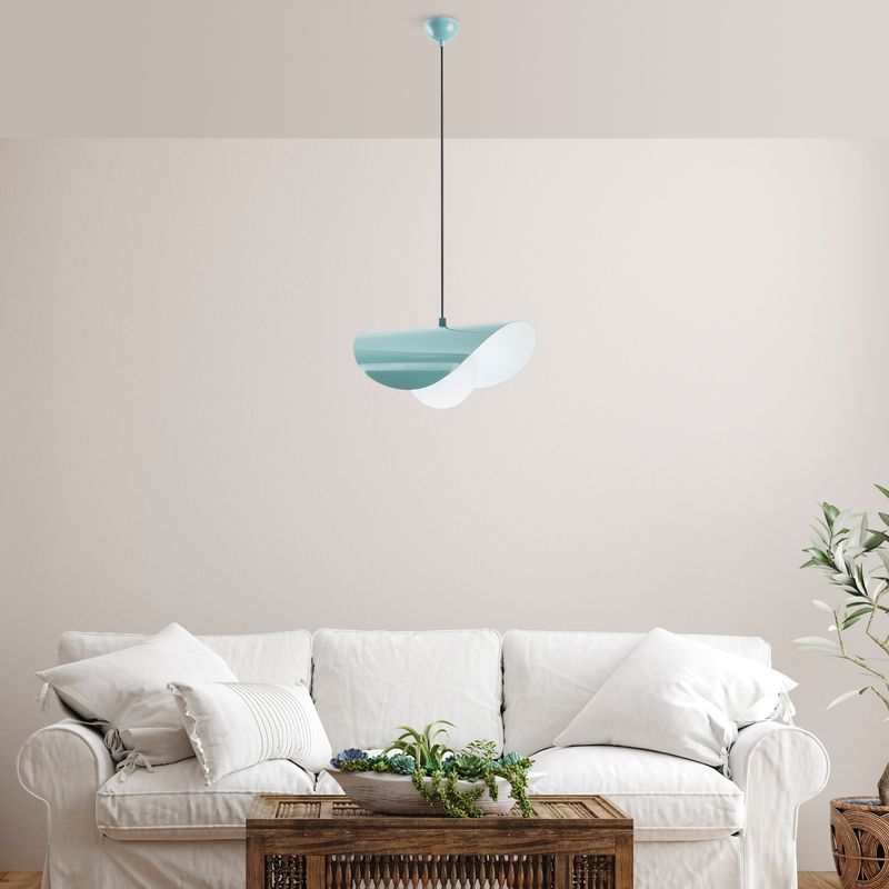 Casa si Gradina - Corpuri si surse de iluminat - Lustre si pendule - Candelabru, Opviq, metal, turcoaz, 40x25x15 cm, inaltime reglabila - Infinity.ro