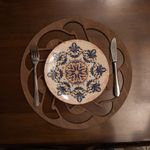 Casa si Gradina - Textile si covoare - Textile bucatarie - Servete si naproane - Set covorase de masa, Hermia, lemn, wenge, 36x36 cm, 6 bucati, 790PYN1150 - Infinity.ro