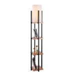 Casa si Gradina - Corpuri si surse de iluminat - Veioze si lampi - Lampadare - Lampadar, Opviq, metal, negru cupru, 25x25x130 cm, 211LMP1103 - Infinity.ro