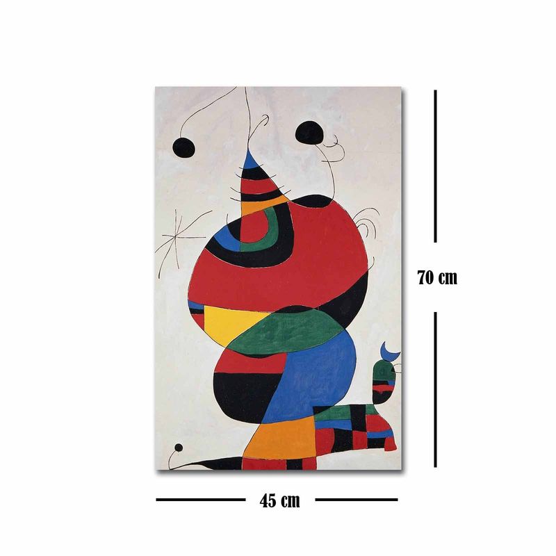Casa si Gradina - Decoratiuni - Tablouri - Tablou decorativ pe panza, Wallxpert, multicolor, 45x70 cm, panza piele de caprioara, rama lemn - Infinity.ro