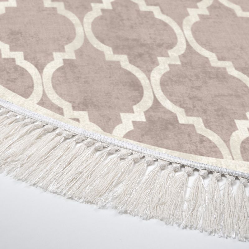 Casa si Gradina - Textile si covoare - Covoare - Covoare casa - Covor, Conceptum Hypnose, crem maro, 180x180 cm, 100% poliester, antiderapant - Infinity.ro