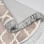 Casa si Gradina - Textile si covoare - Covoare - Covoare casa - Covor, Conceptum Hypnose, crem maro, 180x180 cm, 100% poliester, antiderapant - Infinity.ro