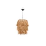 Casa si Gradina - Corpuri si surse de iluminat - Lustre si pendule - Candelabru, Opviq, metal si rafie, natural, 30x20x115 cm - Infinity.ro
