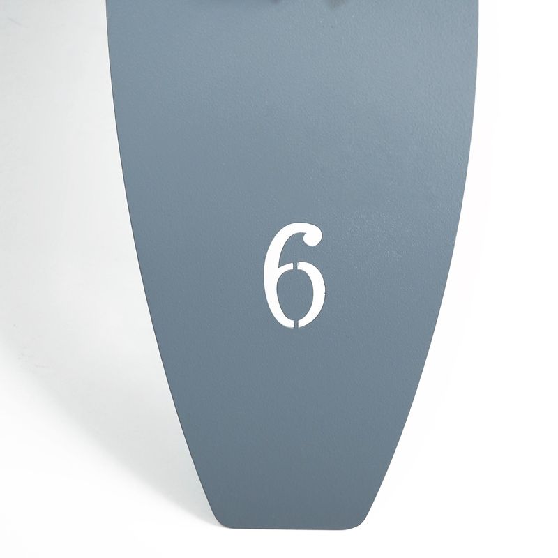 Casa si Gradina - Decoratiuni - Ceasuri - Ceas de perete decorativ, Wallxpert, otel, albastru, 15x46 cm - Infinity.ro