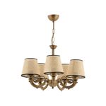 Casa si Gradina - Corpuri si surse de iluminat - Lustre si pendule - Lustra, Opviq, metal, negru auriu crem, 65 cm - Infinity.ro