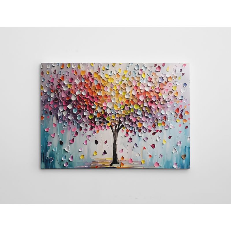 Casa si Gradina - Decoratiuni - Tablouri - Tablou canvas decorativ, Wallxpert, multicolor, 50x70 cm, bumbac si poliester, rama lemn, 463SNT1108 - Infinity.ro