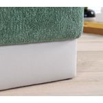 Casa si Gradina - Mobilier - Scaune si fotolii - Tabureti - Taburet, Atelier Del Sofa, bumbac si in, verde, 45x45x45 cm, 209FLF1397 - Infinity.ro