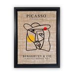 Casa si Gradina - Decoratiuni - Tablouri - Tablou canvas decorativ, Wallxpert, multicolor, 100% iuta, rama lemn, 36x46 cm, Picasso - Infinity.ro