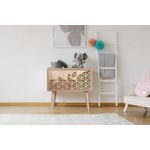 Casa si Gradina - Mobilier - Comode si corpuri - Noptiere - Noptiera, Hanah Home, pal melaminat, stejar sonoma, 60x40x61 cm, 863SPH3502 - Infinity.ro