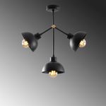 Casa si Gradina - Corpuri si surse de iluminat - Lustre si pendule - Lustra, Opviq, metal, negru, 46x15x47 cm - Infinity.ro