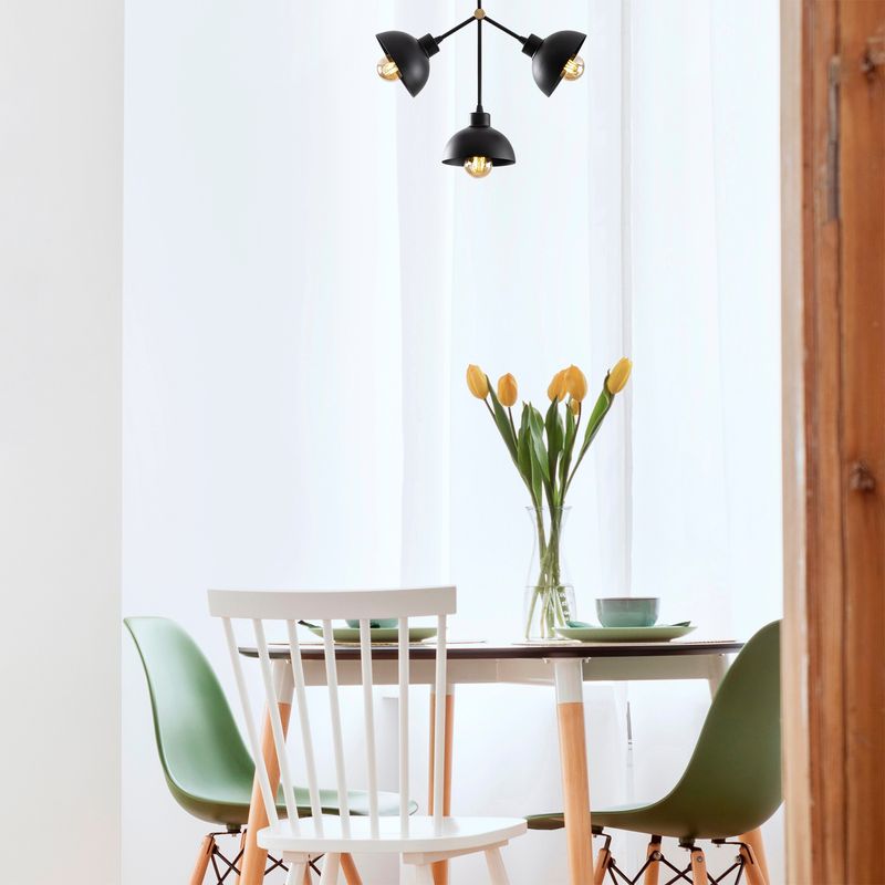 Casa si Gradina - Corpuri si surse de iluminat - Lustre si pendule - Lustra, Opviq, metal, negru, 46x15x47 cm - Infinity.ro