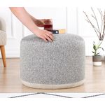 Casa si Gradina - Mobilier - Scaune si fotolii - Tabureti - Taburet, Hanah Home, in, gri, 56x56x42 cm - Infinity.ro