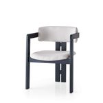 Casa si Gradina - Mobilier - Scaune si fotolii - Fotolii - Fotoliu, Hanah Home, lemn, crem si negru, 58x49x76 cm - Infinity.ro