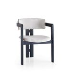 Casa si Gradina - Mobilier - Scaune si fotolii - Fotolii - Fotoliu, Hanah Home, lemn, crem si negru, 58x49x76 cm - Infinity.ro