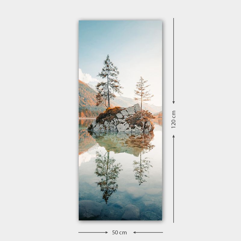 Casa si Gradina - Decoratiuni - Tablouri - Tablou canvas decorativ, Wallxpert, panza, multicolor, 50x120 cm, rama lemn, grosime rama 3 cm - Infinity.ro