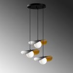 Casa si Gradina - Corpuri si surse de iluminat - Lustre si pendule - Candelabru, Opviq, metal, negru, 60x60x105 cm - Infinity.ro