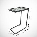 Casa si Gradina - Mobilier - Mese si birouri - Mese living - Masuta laterala, Hanah Home, pal melaminat, stejar, 46x26x62 cm, 801CMY2881 - Infinity.ro