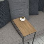 Casa si Gradina - Mobilier - Mese si birouri - Mese living - Masuta laterala, Hanah Home, pal melaminat, stejar, 46x26x62 cm, 801CMY2881 - Infinity.ro