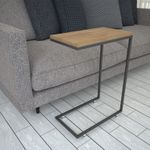 Casa si Gradina - Mobilier - Mese si birouri - Mese living - Masuta laterala, Hanah Home, pal melaminat, stejar, 46x26x62 cm, 801CMY2881 - Infinity.ro