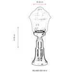 Casa si Gradina - Corpuri si surse de iluminat - Iluminat exterior - Felinare - Lampa de perete exterior, Opviq, abs, negru, 50x22 cm, ip65 - Infinity.ro