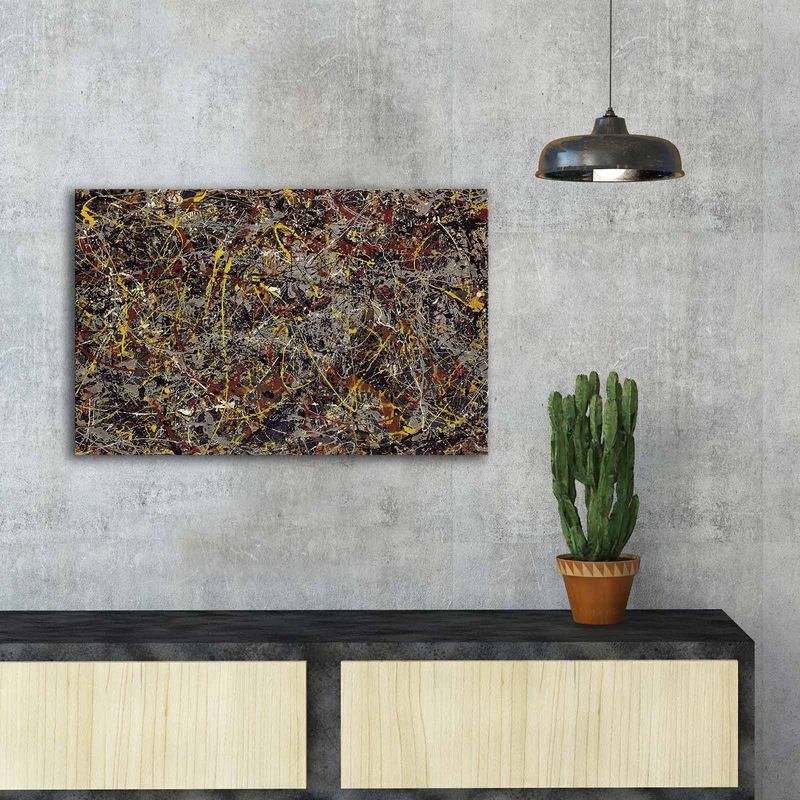 Casa si Gradina - Decoratiuni - Tablouri - Tablou decorativ, Wallxpert, panza piele de caprioara, multicolor, 45x70 cm, rama lemn, 249CVT1434 - Infinity.ro