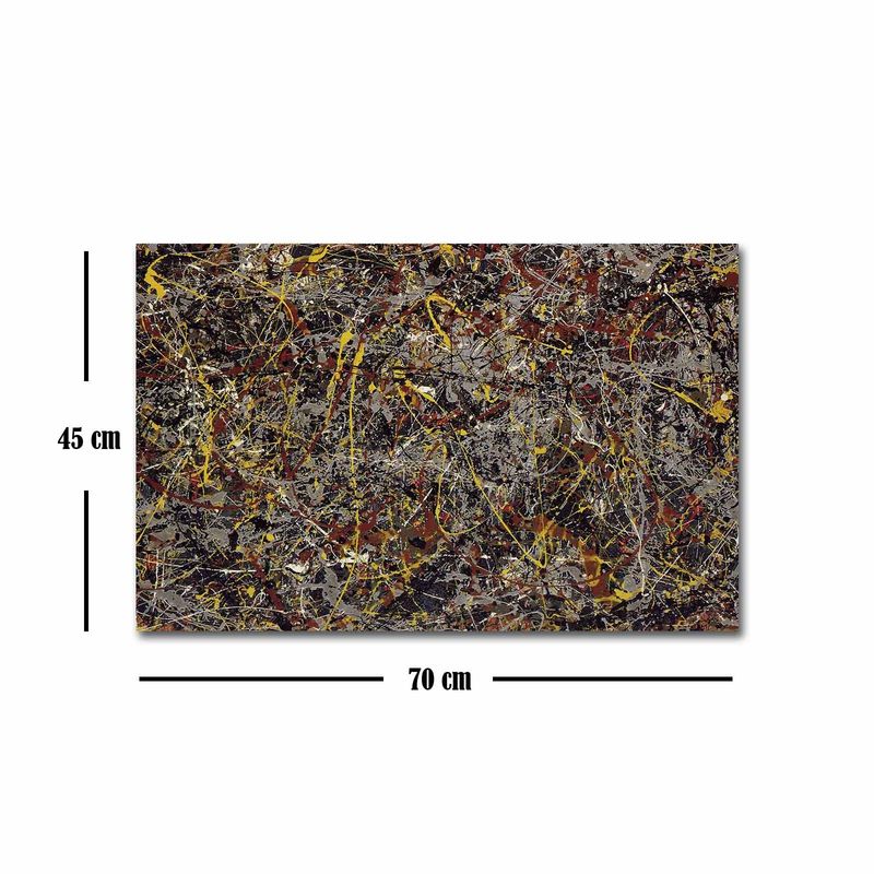 Casa si Gradina - Decoratiuni - Tablouri - Tablou decorativ, Wallxpert, panza piele de caprioara, multicolor, 45x70 cm, rama lemn, 249CVT1434 - Infinity.ro
