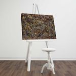 Casa si Gradina - Decoratiuni - Tablouri - Tablou decorativ, Wallxpert, panza piele de caprioara, multicolor, 45x70 cm, rama lemn, 249CVT1434 - Infinity.ro
