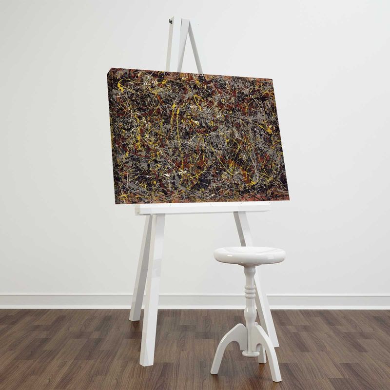 Casa si Gradina - Decoratiuni - Tablouri - Tablou decorativ, Wallxpert, panza piele de caprioara, multicolor, 45x70 cm, rama lemn, 249CVT1434 - Infinity.ro