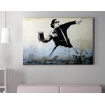 Casa si Gradina - Decoratiuni - Tablouri - Tablou decorativ pe panza, Wallxpert, multicolor, 50x70 cm, 50% bumbac, 50% poliester, rama lemn - Infinity.ro
