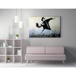Casa si Gradina - Decoratiuni - Tablouri - Tablou decorativ pe panza, Wallxpert, multicolor, 50x70 cm, 50% bumbac, 50% poliester, rama lemn - Infinity.ro