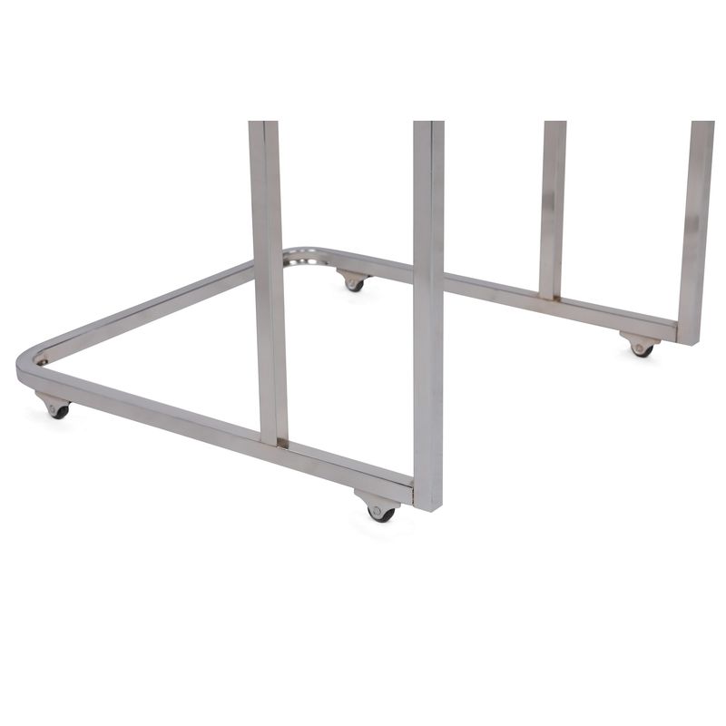 Casa si Gradina - Mobilier - Mese si birouri - Masute de cafea - Set masute cuib, Hanah Home, cadru metal, alb, blat mdf, 3 bucati - Infinity.ro