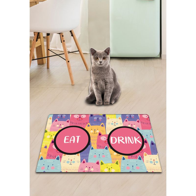 Petshop - Ingrijire si Igiena - Litiere si accesorii - Accesorii litiere - Covoras pentru litiera, Conceptum Hypnose, multicolor, 100% pvc, 45x70 cm, antiderapant, 486CHL1203 - Infinity.ro