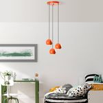 Casa si Gradina - Corpuri si surse de iluminat - Lustre si pendule - Candelabru, Opviq, metal, portocaliu, diametru 45 cm, inaltime reglabila - Infinity.ro