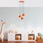 Casa si Gradina - Corpuri si surse de iluminat - Lustre si pendule - Candelabru, Opviq, metal, portocaliu, diametru 45 cm, inaltime reglabila - Infinity.ro
