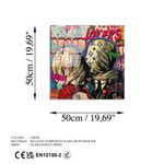 Casa si Gradina - Decoratiuni - Tablouri - Tablou decorativ, Wallxpert, sticla temperata, multicolor, 50x50 cm, 123BZM2331 - Infinity.ro