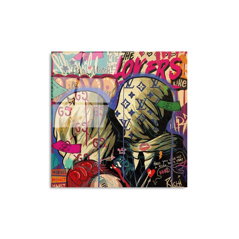 Casa si Gradina - Decoratiuni - Tablouri - Tablou decorativ, Wallxpert, sticla temperata, multicolor, 50x50 cm, 123BZM2331 - Infinity.ro