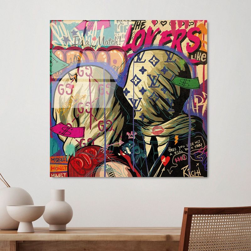 Casa si Gradina - Decoratiuni - Tablouri - Tablou decorativ, Wallxpert, sticla temperata, multicolor, 50x50 cm, 123BZM2331 - Infinity.ro