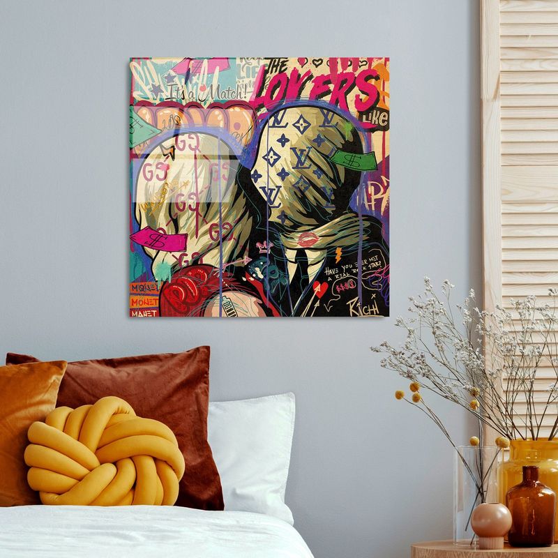 Casa si Gradina - Decoratiuni - Tablouri - Tablou decorativ, Wallxpert, sticla temperata, multicolor, 50x50 cm, 123BZM2331 - Infinity.ro