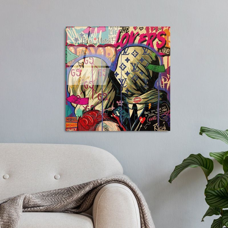 Casa si Gradina - Decoratiuni - Tablouri - Tablou decorativ, Wallxpert, sticla temperata, multicolor, 50x50 cm, 123BZM2331 - Infinity.ro