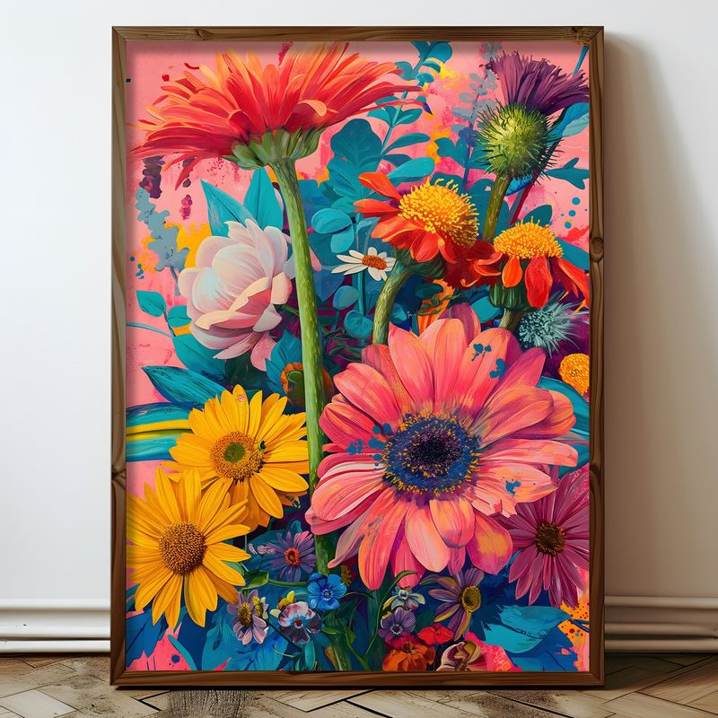 Casa si Gradina - Decoratiuni - Tablouri - Tablou decorativ inramat, Wallxpert, mdf, multicolor, 50x70x3.5 cm, 856EVL1604 - Infinity.ro
