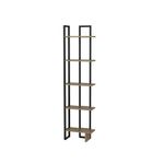 Casa si Gradina - Mobilier - Biblioteci si rafturi - Biblioteci - Biblioteca, Hanah Home, pal melaminat, stejar si negru, 45x22x180 cm - Infinity.ro
