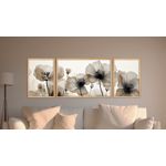 Casa si Gradina - Decoratiuni - Tablouri - Set tablouri decorative inramate, Wallxpert, mdf si lemn masiv, multicolor, 50x35 cm (2 bucati) + 50x70 cm (1 bucata) - Infinity.ro