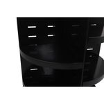 Ingrijire personala si Cosmetice - Machiaj - Accesorii machiaj - Organizator machiaj, Hermia, plastic, negru, 23x23x30.5 cm - Infinity.ro