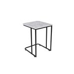 Casa si Gradina - Mobilier - Mese si birouri - Masute de cafea - Set masute cuib, Hanah Home, metal si mdf, alb si negru, 41x46x48.8 cm, 36x44x53.8 cm, 31x42x59 cm - Infinity.ro