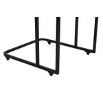 Casa si Gradina - Mobilier - Mese si birouri - Masute de cafea - Set masute cuib, Hanah Home, metal si mdf, alb si negru, 41x46x48.8 cm, 36x44x53.8 cm, 31x42x59 cm - Infinity.ro