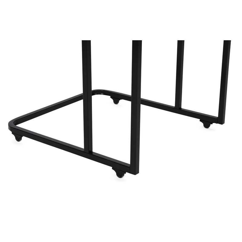 Casa si Gradina - Mobilier - Mese si birouri - Masute de cafea - Set masute cuib, Hanah Home, metal si mdf, alb si negru, 41x46x48.8 cm, 36x44x53.8 cm, 31x42x59 cm - Infinity.ro